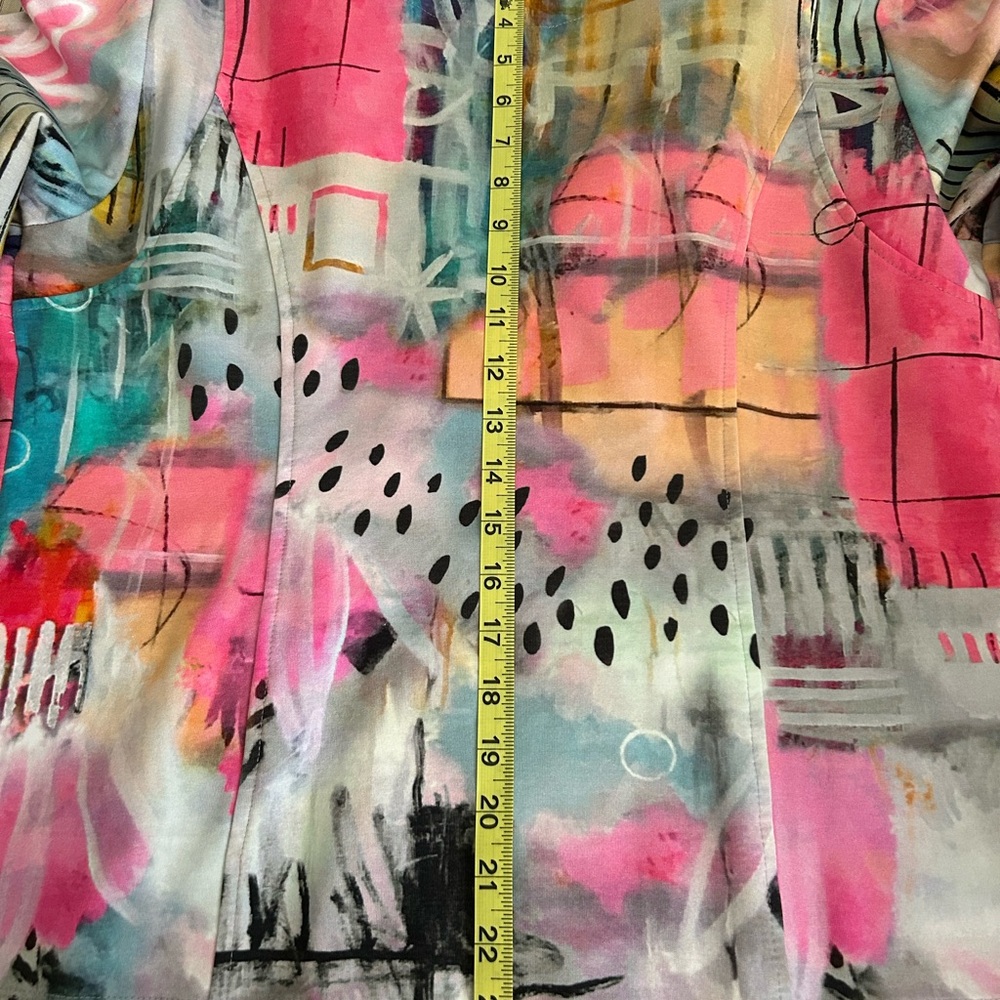 Colorful Abstract Women's Jacket - Picture 6 of 8